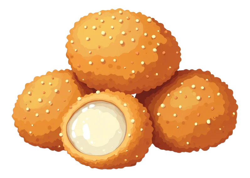 Crispy Fried Mozzarella - Kids