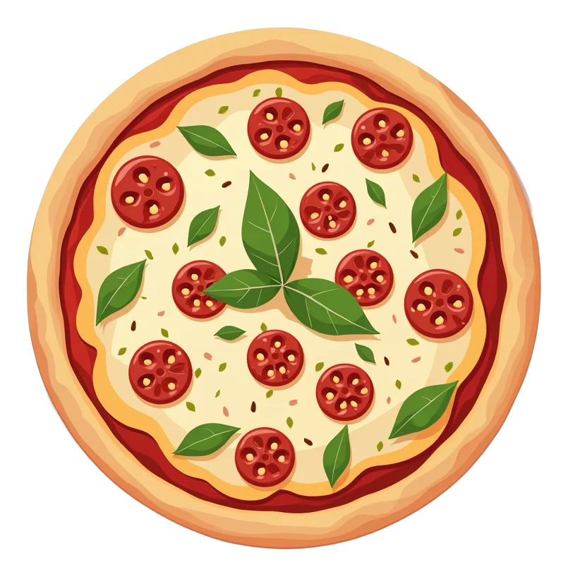 Individual Handcrafted (11") WITHOUT Garlic - Sharing Stuffed Crust (14")