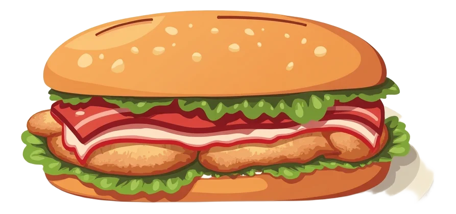 Roast Chicken & Bacon Club Baguette