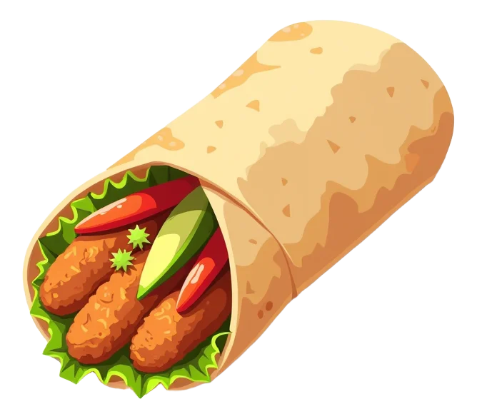 Spicy Chicken Cravings Burrito