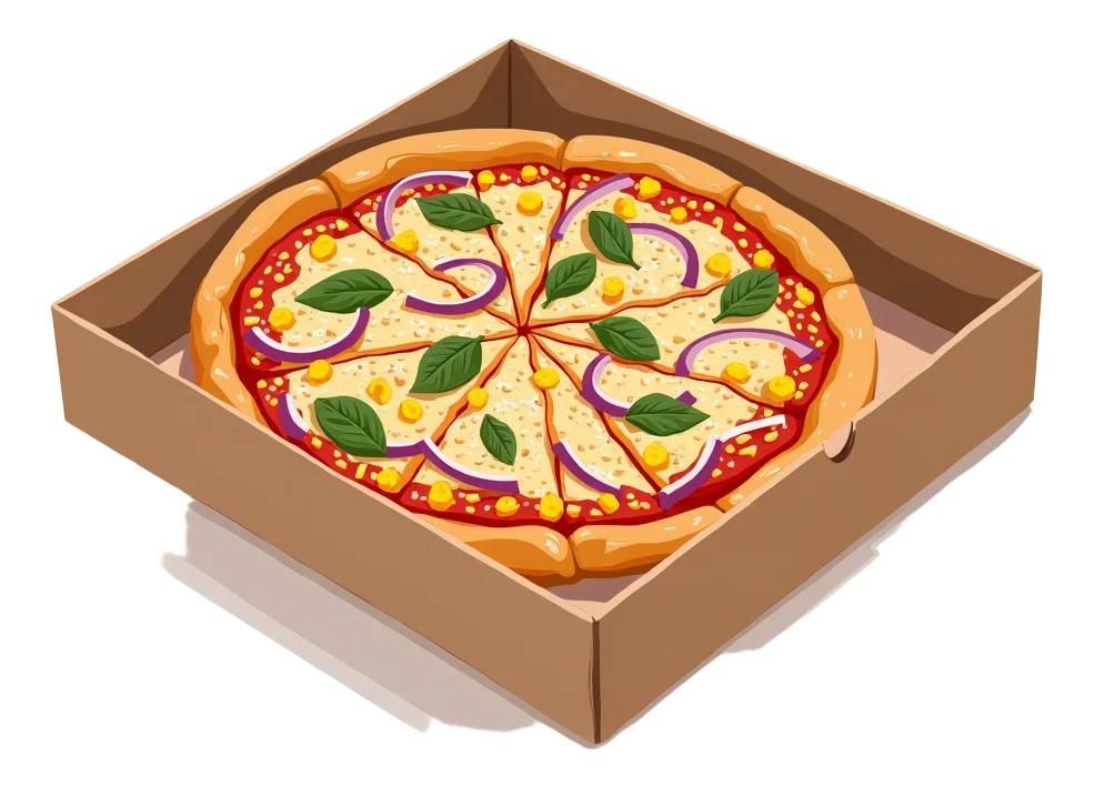 Chicken, Sweetcorn & Red Onion Pizza Box 6 Pack