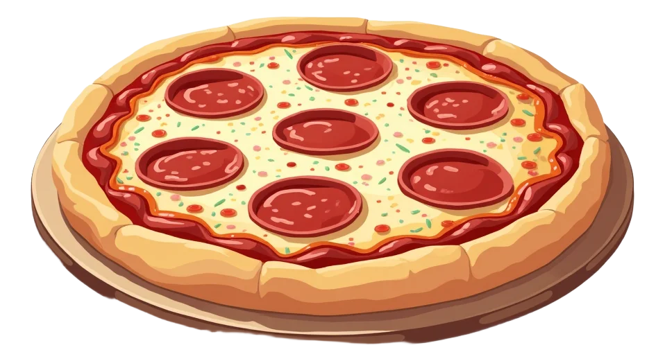 Veggie Supreme - Individual Pepperoni Stuffed Crust (11")