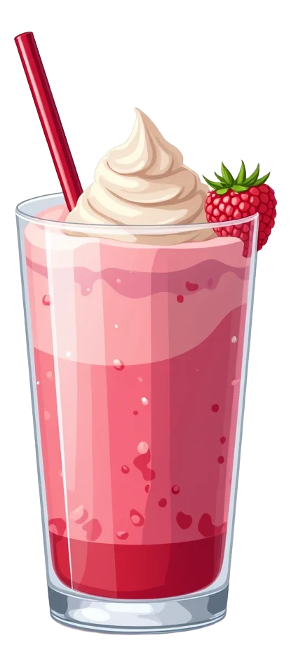 Raspberry Ripple Krushem Shake