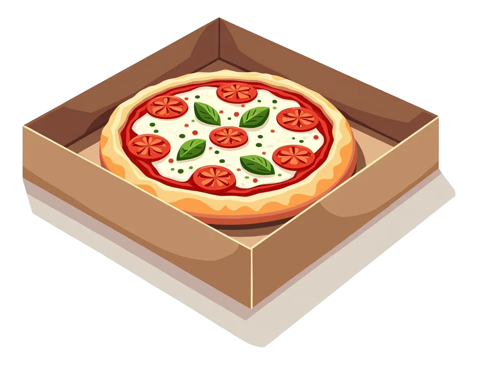 Margherita Pizza Box 4 Pack