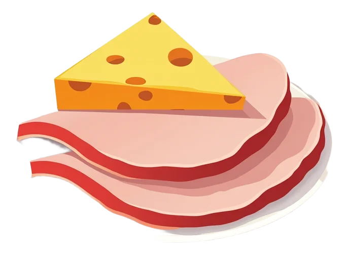 Ham, Turkey & Cheese