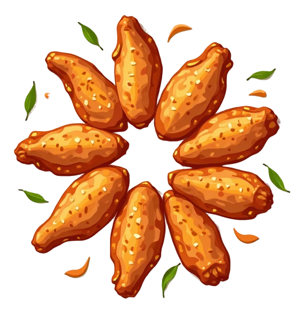 8 Garlic Parmesan Hot Wings