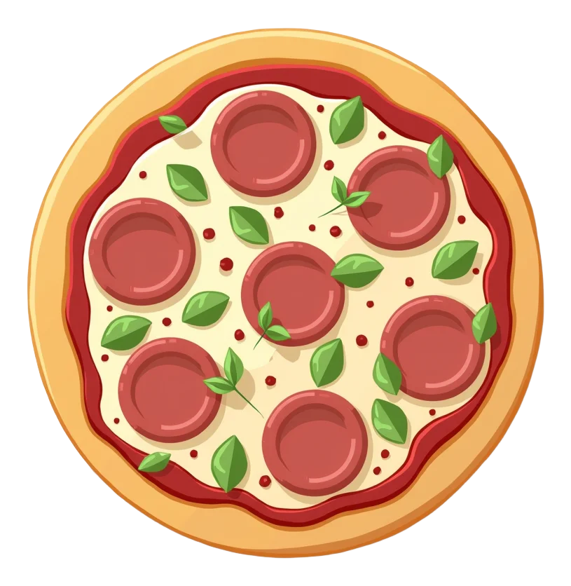 Ham & Mushroom Pizza