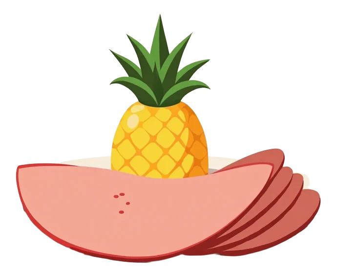 Ham & Pineapple (Medium Classic)