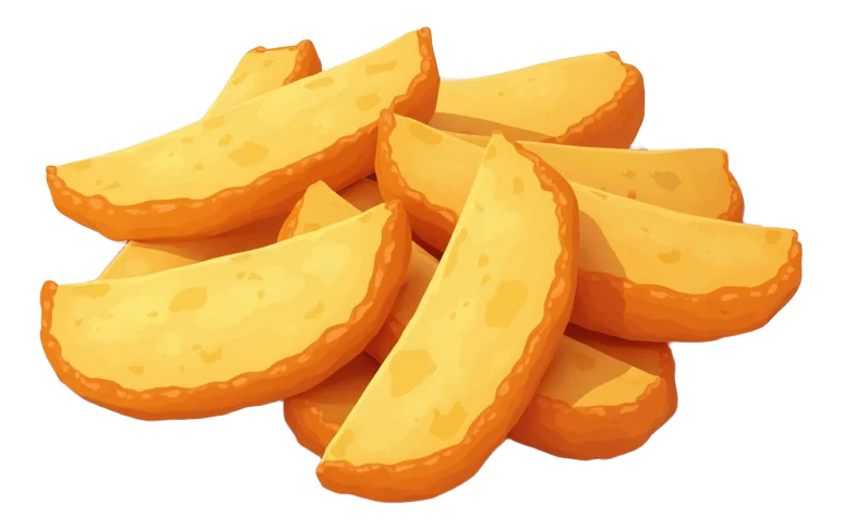 Southern Fried Potato Wedges