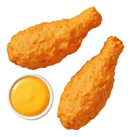 Chicken Bites (3) with Nacho Cheese Sauce