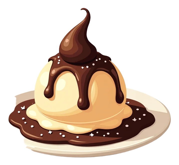 Sundae with Chocolate Sauce