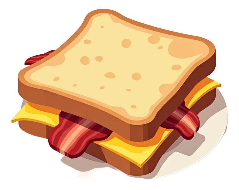 Bacon and Cheese Toastie