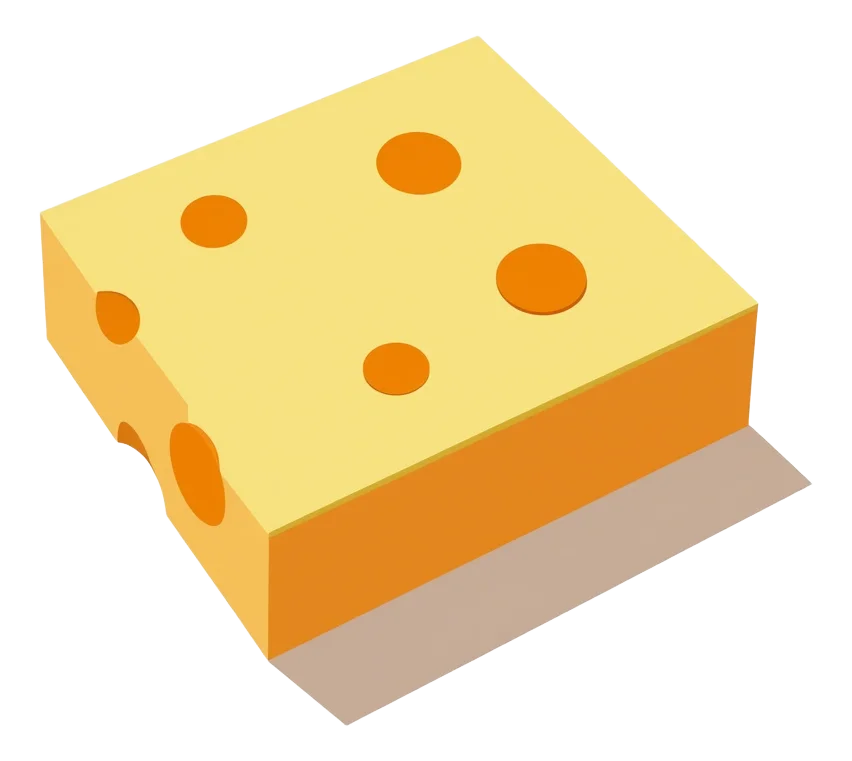 Double American cheese GF (Dine Out) (Classic)