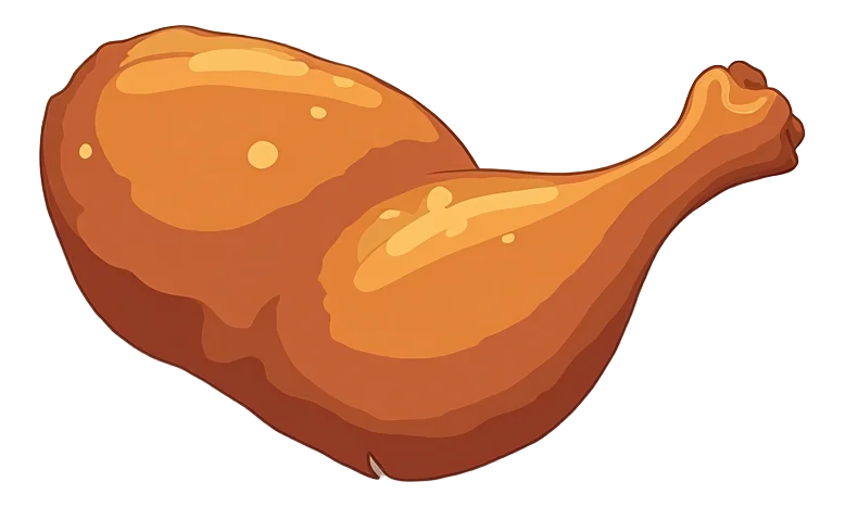 NEW - Korean BBQ Chicken - Individual Handcrafted (11")