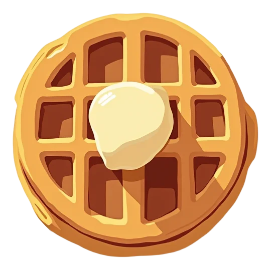 Caramel Waffles