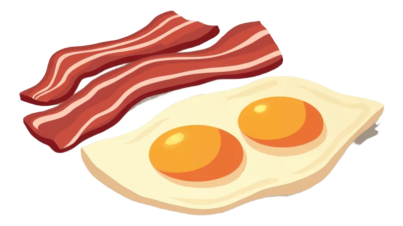 #24 Breakfast Platter with Bacon