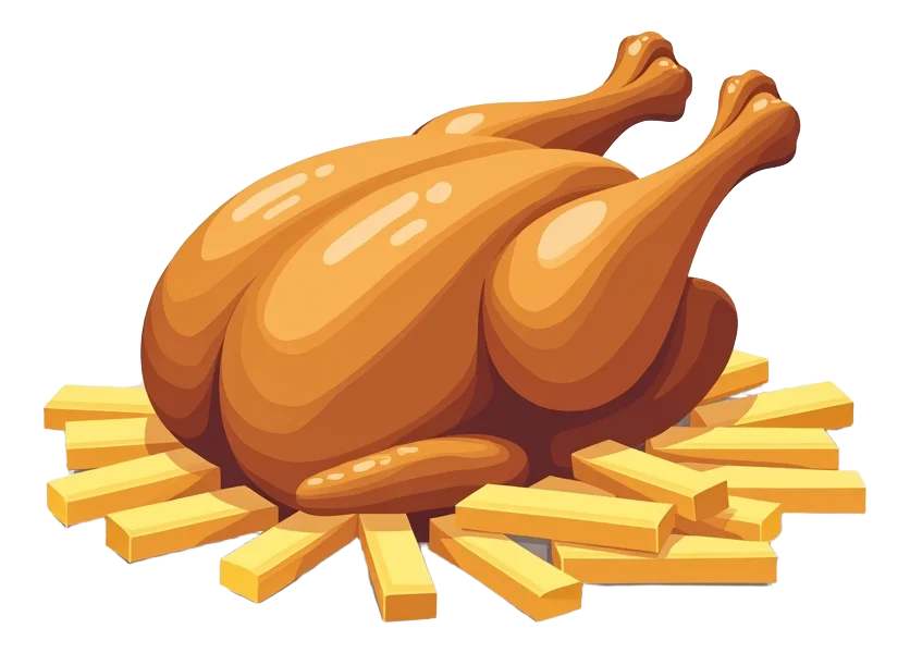 Whole Roast Chicken & Frites