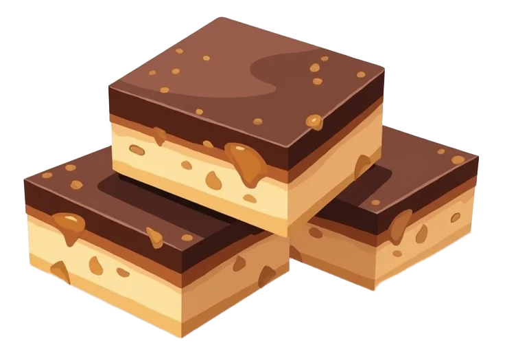 Milk Chocolate Caramel Shortbread Offcuts
