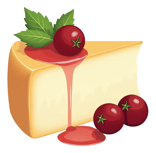 Brie & Cranberry - Individual Handcrafted (11")