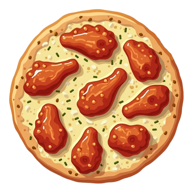8 Wings & Garlic Pizza Bread Combo
