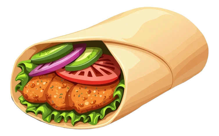 Cajun Chicken Wrap