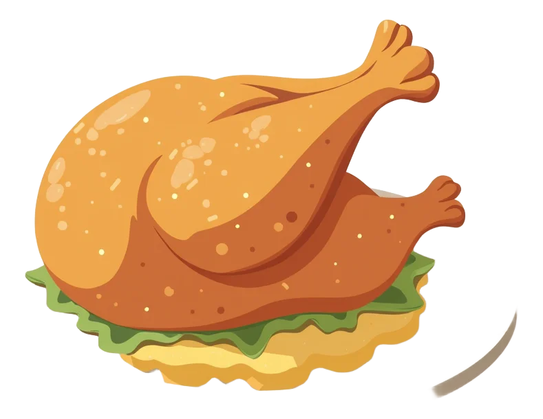 Classic Chicken - Individual Handcrafted (11")