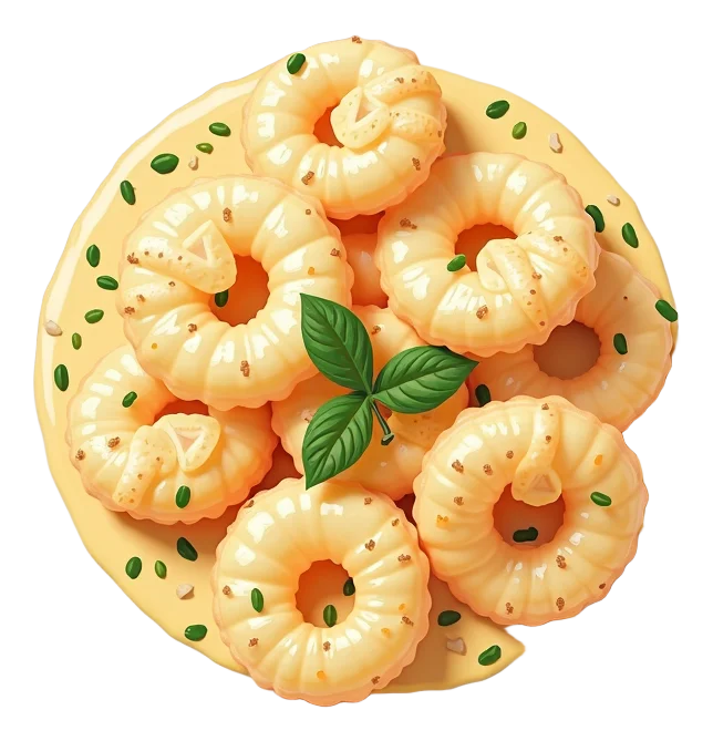 Calamari with Caesar Dressing