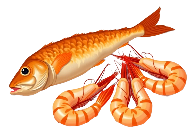 1 Pc Catfish & 5 Shrimp Meal (No Sides)