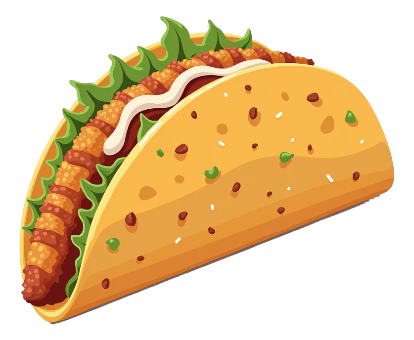 Crunchy Taco - Grilled Chicken