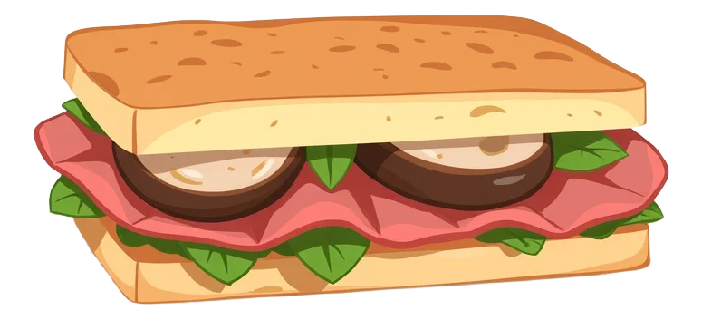 Ham & Mushroom Panini