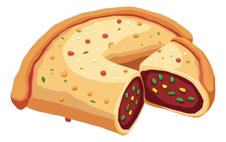 Very Meaty Calzone