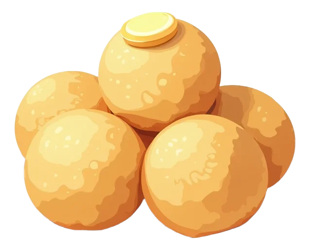 Breakfast Dough Balls with Butter