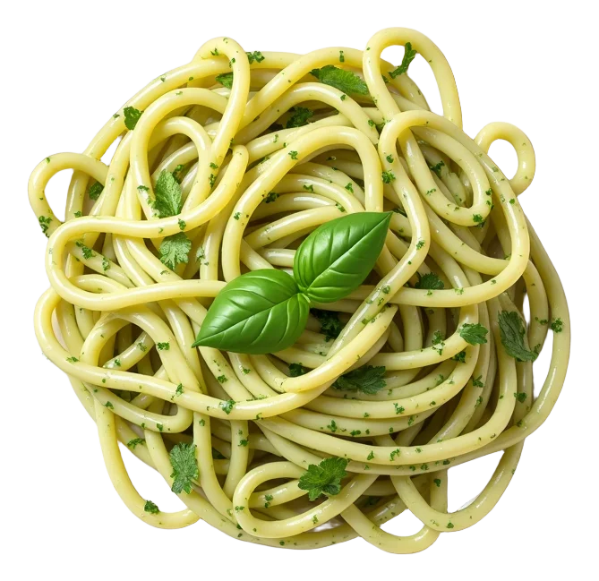 Creamy Pesto Pasta Fusilli