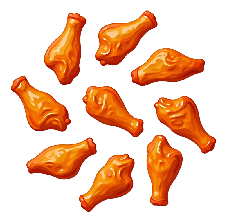 8 Buffalo Hot Wings