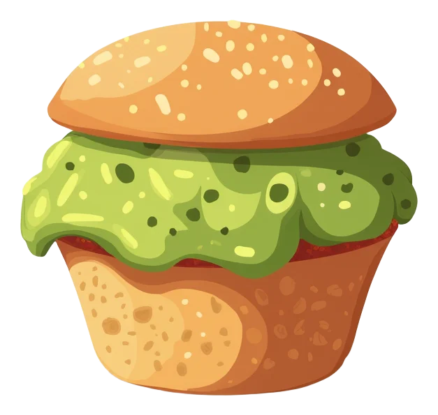 Smashed Avocado Muffin