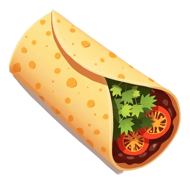 Enchilado Style Burrito