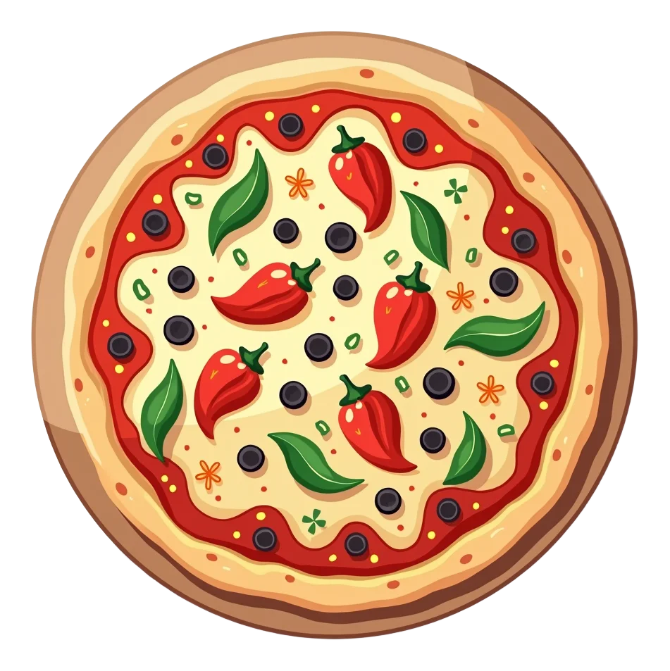 Chicken & Roasted Peppers Pizza