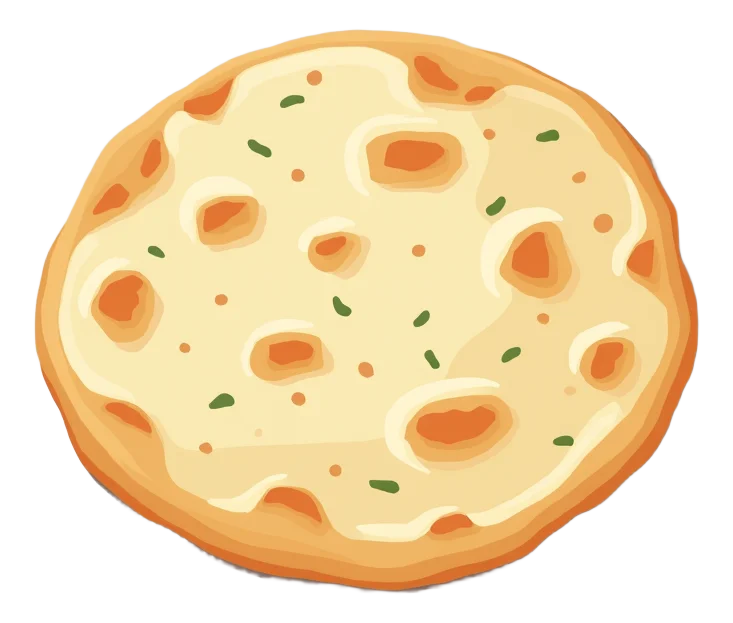 Creamy Original Crispy Naan