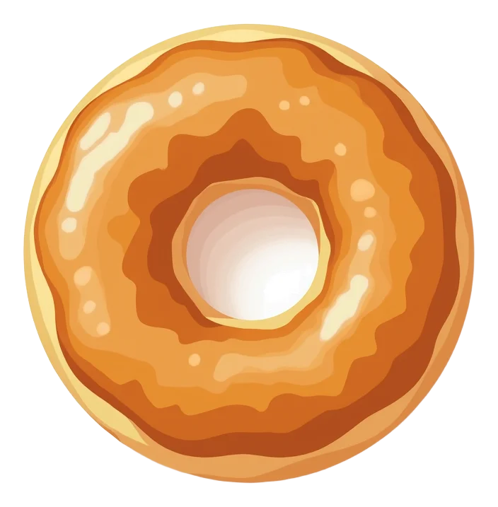 Caramel Custard Doughnut