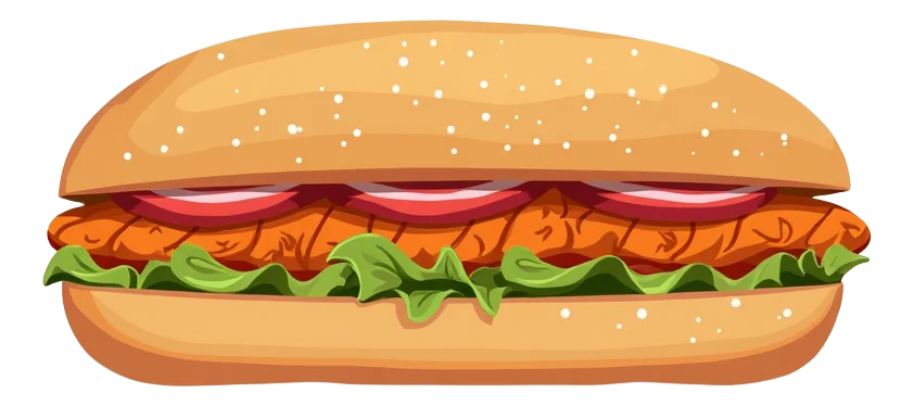 Tandoori Chicken Baguette