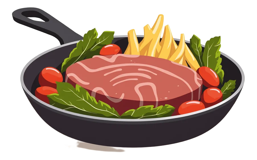 Meat Feast Sizzler - Sharing Pan (13")