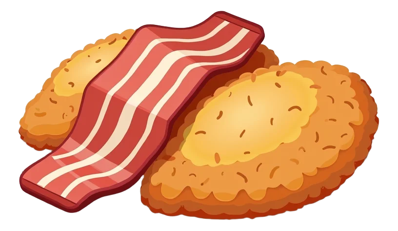 Breaded Chicken with bacon Special