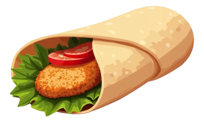 Pret's Chicken Satay Wrap