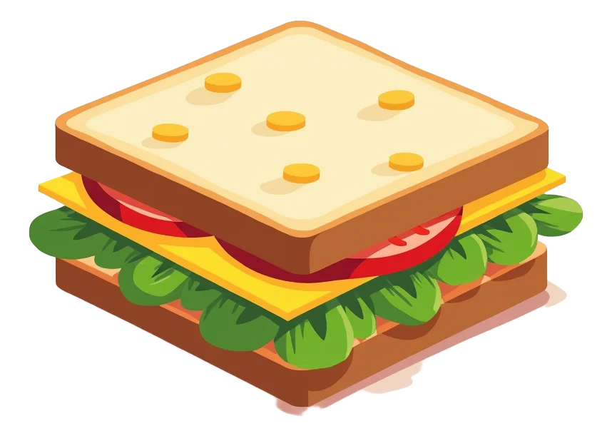 Cheese Veggie Sandwich