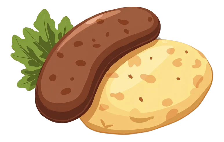 Vegetarian Bangers and Mash