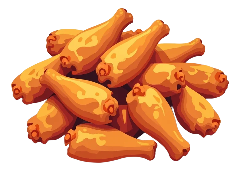 10 Extra Saucy Wings