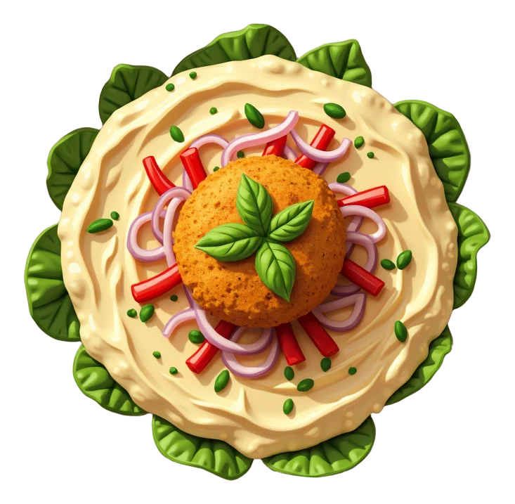 Humous & Falafel Mezze Salad