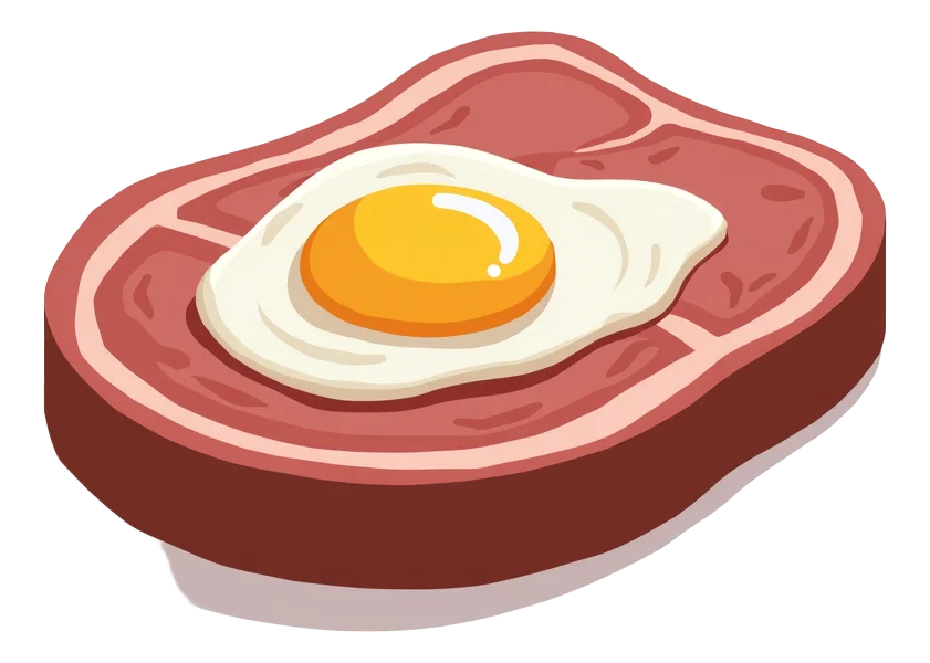 7oz Gammon Steak with Fried Free-Range Egg