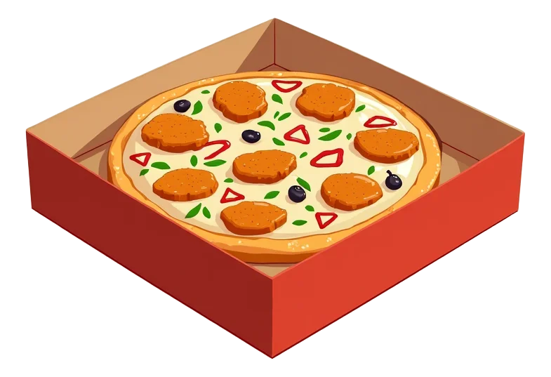 Firecracker Chicken Pizza Box 6 Pack