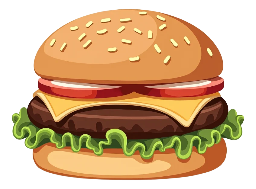 Beef Burger - Individual Stuffed Crust (11")